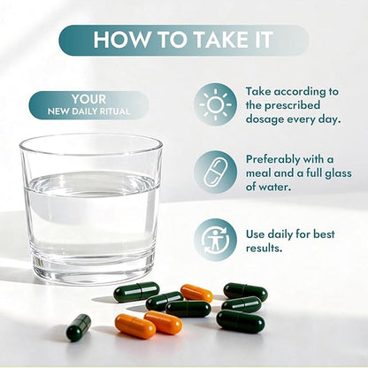 Dulave Gut Health & Spirulina Chlorella Bundle – Probiotics, Digestive Enzymes & Greens – Supports Digestion, Energy, Immune Health – Non-GMO(1 Set)