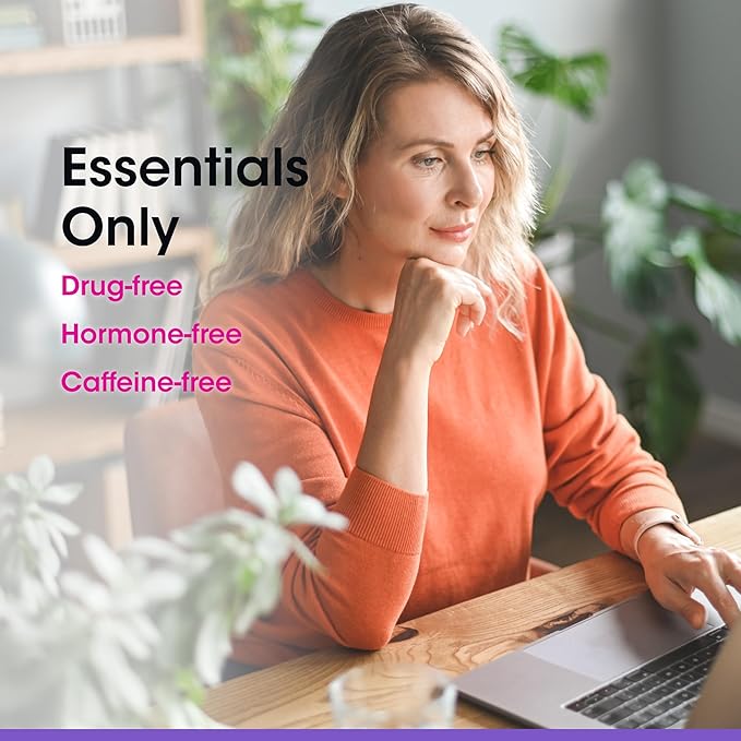 vH essentials Menopause Energy & Focus Support 60 Capsules – Multi-Symptom Support for All-Stages of Menopause: hot Flashes, Night Sweats, Mood Swings, Fatigue & Brain Fog