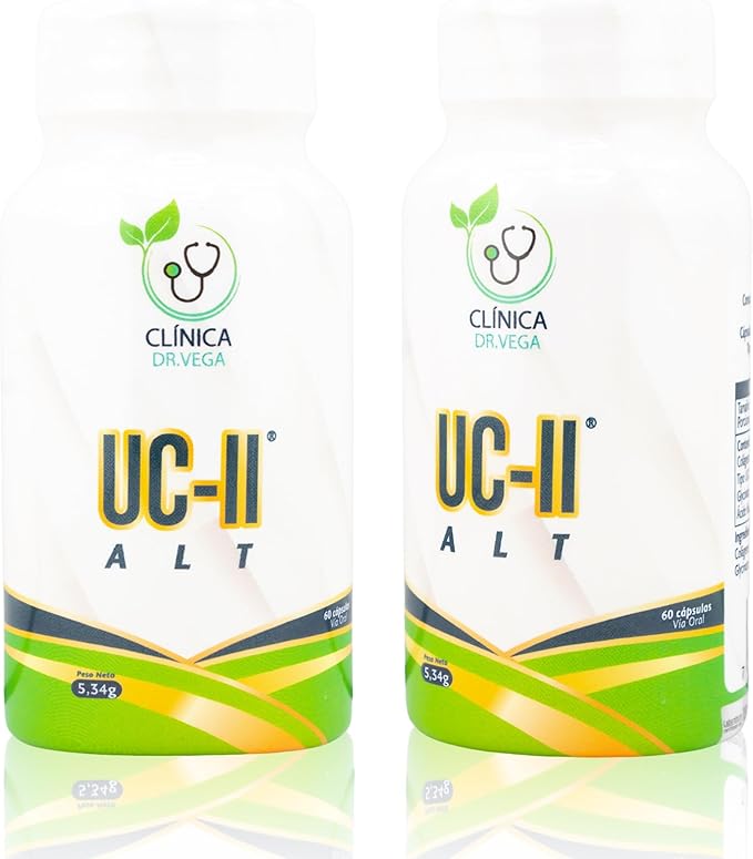 CLINICA DR. Vega | UC-II ALT | Type II Collagen + Boron Glycinate + Hyaluronic Acid | Daily Support for Mobility & Active Lifestyle | 60 Capsules