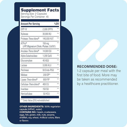 Enzyme Science Intolerance Complex, 90 Capsules Comprehensive Support for Common Digestive Sensitivities Gluten, Casein, Phenol Sensitivities, and Complex Carbohydrates Intolerance Relief