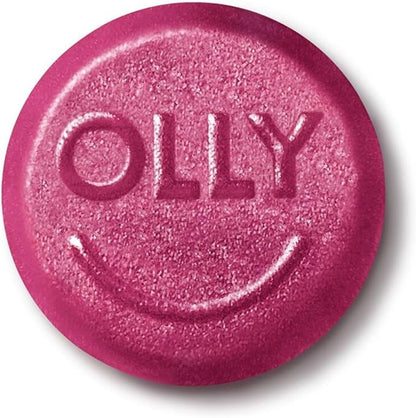 OLLY Kids Multivitamin & Probiotic Gummy, Digestive Support, Vitamins A, D, C, E, B, Zinc, Chewable Supplement, Berry Flavor, 50 day supply - 100 Count