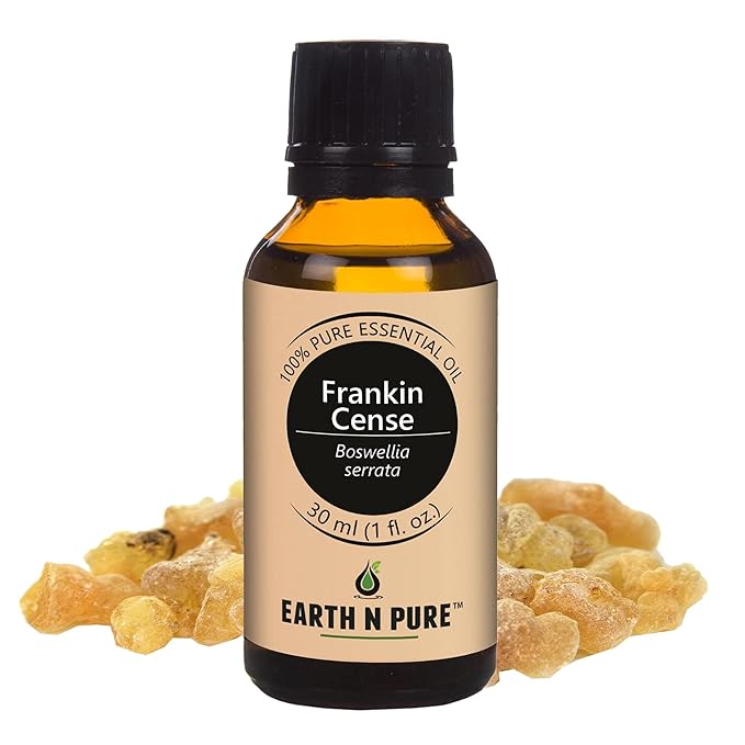 Earth N Pure Frankincense Essential Oil Steam Distilled, Undiluted, Natural and Therapeutic Grade 30 ml