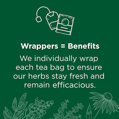 Traditional Medicinals Tea, Organic Peppermint, Soothes Your Belly, Refreshing & Minty, 48 Tea Bags
