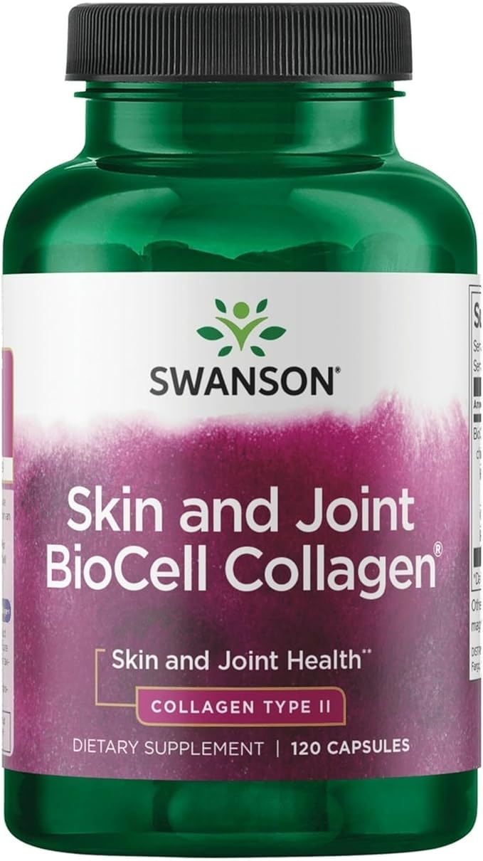Swanson Chicken Sternum Cartilage - Collagen Type II 500mg 120 Capsules