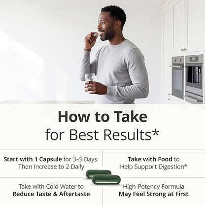 Multivitamin for Men with Vitamins and Minerals for Energy, Focus and Immune Health – Premium Daily Mens Multivitamins & Multiminerals – 60 Liquid Capsules
