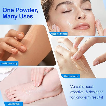 2 Pack Hyaluronic Acid Powder for Skin – High Molecular Weight, Deeply Hydrating, Cosmetic Grade Water-Soluble Powder, Vegan, Gluten-Free, Ideal for DIY Serums & Creams, 7.6oz