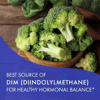 Breast D by Pure Essence - Natural Supplement for Estrogen Balance, Hormonal Acne, and Menopause Support with Vitamin D3, Calcium, Green Tea & Lycopene - 90 Capsules