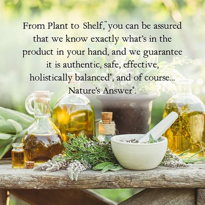 Nature's Answer Valerian Root 2 Ounce Extract - Alcohol-Free, Gluten Free, Kosher, Non-GMO, Made in USA - Calming & Relaxation Support - Valerian Root for Sleep, Rest Aid
