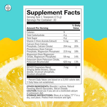 HydraAlka+ Premium Alkalizing Supplement | Beats Acid & Non-Chronic Heartburn | Hydrates with Electrolytes | Supports pH Balance, Muscle Recovery & Bone Health | 30 Servings, 3 Flavors