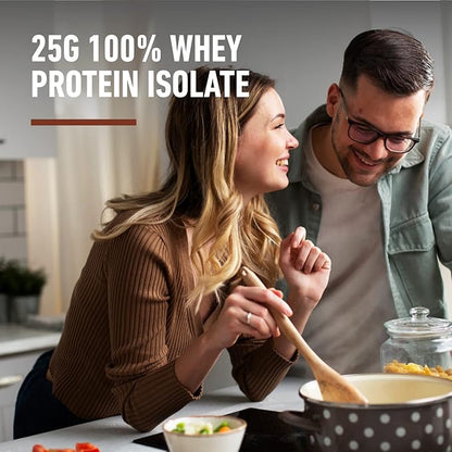 Isopure Low Carb 100% Pure Whey Isolate Protein Powder, Gluten Free, With Vitamins, Dutch Chocolate, 25g Protein Per Serving, 7.5 Lbs, 103 Servings (Packaging May Vary)