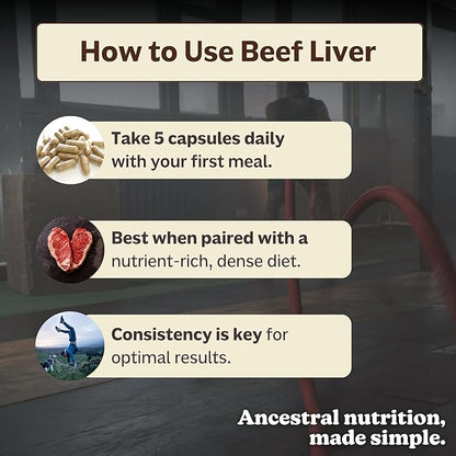 MK Supplements Grass Fed Beef Liver Supplement, Supports Energy Production, Detoxification, Digestion, Immunity and Full Body Wellness, Non-GMO, Freeze Dried, 30 Servings (3,000 mg Each)