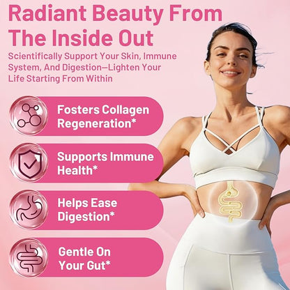 Multi Collagen Peptides Liquid Drop Organic Hydrolyzed Collagen Complex w. Biotin, Vitamin C & Hyaluronic Acid, Liquid Collagen Types I, II, III, IV, V for Hair, Skin, Nails & Joint Health