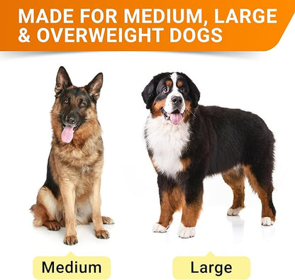 Glucosamine for Dogs - Hip & Joint Supplement for Dogs w/ Omega-3 Fish Oil - Chondroitin MSM - Advanced Mobility Chews - Joint Pain Relief - Hip & Joint Care - Made in USA (360Ct, Pack of 2)