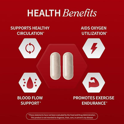 Snap Supplements Nitric Oxide Supplement with L-Arginine to Support Energy, Quick Recovery, Heart Health, Muscle Growth & Circulation, 60 Vegetarian Capsules (1 Month Supply)