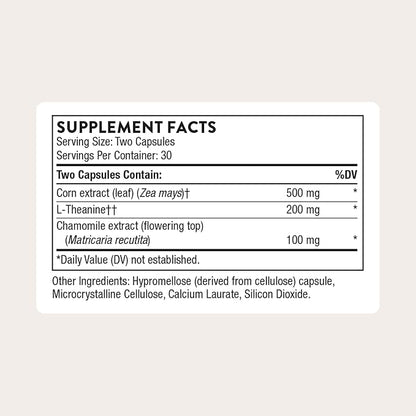 THORNE - Deep Sleep Complex - All-Natural Sleep Supplement - Supports Sleep Quality & All Phases of The Sleep Cycle* - with L-Theanine, Chamomile & Maizinol - Third-Party Certified - 60 Capsules