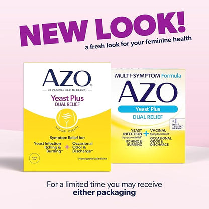AZO YeastPlus Tablets 60 Count (Pack of 12)