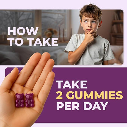 TrueSeaMoss Sea Moss Gummies with Elderberry, Burdock Root & Bladderwrack – for Adults & Kids 4+ – Fruity Flavor – 60 Gummies