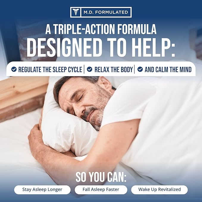 Relaxium Sleep Aid – Professional Strength Formula for Adults | 5mg Melatonin, Magnesium Glycinate, Valerest & Ashwagandha | Non-Habit Forming Sleep Support | 60 Capsules, 30-Day Supply