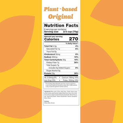 Flourish Plant-Based Protein Pancake & Waffle Mix, Gluten-Free, Dairy-Free, Nut-Free, Soy-Free, Vegan, Non-GMO, All-Natural Superfood, High Protein & Fiber, Just Add Water - Original, 430 g (2 Pack)
