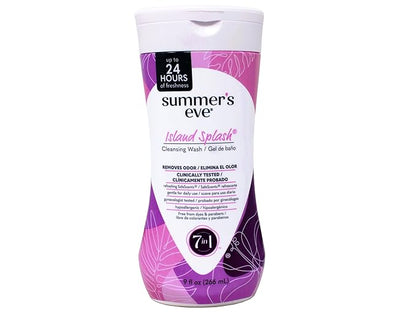 Summer's Eve Island Splash Refreshing Daily Feminine Cleansing Wash, Removes Odor, pH Balanced, 9 FL OZ