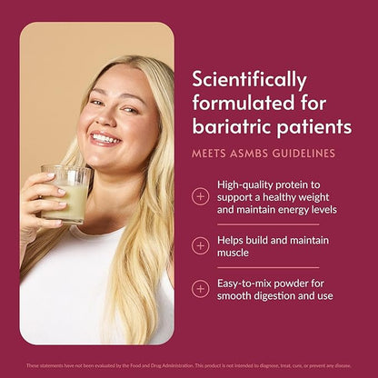 Bariatric Advantage High Protein Meal Replacement Drink Mix - Powder Whey Isolate for Gastric Bypass & Sleeve Gastrectomy Patients - 28 Servings with 27 g Protein - Creme - 43.46 oz