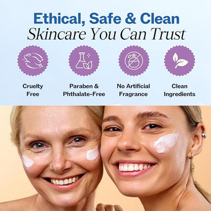 LilyAna Naturals Anti Aging Retinol Face Cream for Women – Wrinkle & Neck Cream for Firming, Retinol Moisturizer for Face with Hyaluronic Acid, Hydrating Night Cream for Fine Lines, Collagen Boost