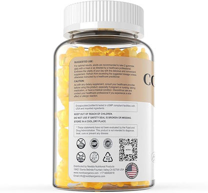 Cod Liver Oil 1000mg Gummies for Adults & Kids, with Vitamin A & D3 - Omega 3 Fish Oil Supplement - DHA 360mg & EPA 240mg for Brain, Bone, Eye & Immune Health, Sugar Free, 120 Count