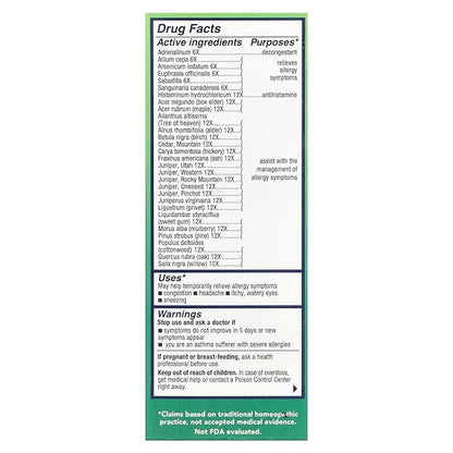 NaturalCare bioAllers Tree Pollen Homeopathic Liquid Drops, 1 Fl Oz | Cedar Fever | May Help Relieve Sinus Pressure, Congestion, Sneezing, Runny Nose