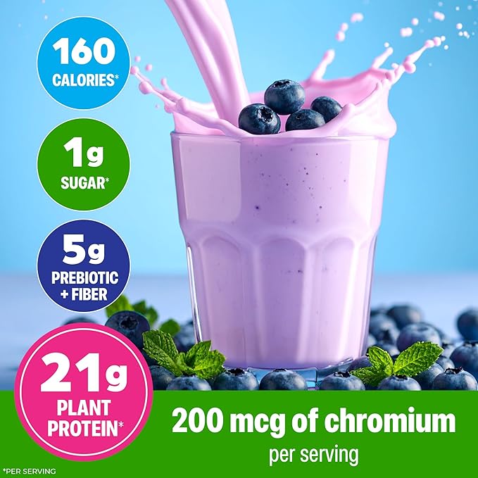 Orgain Organic Protein + Metabolism Blend Powder, Vanilla Bean - 21g Plant Protein, 5g Prebiotic Fiber, No Lactose Ingredients, Low Sugar, Non-GMO, for Shakes & Smoothies, 1.71 lb