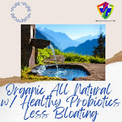 Slimtox™ Organic 15 Day Colon Cleanse & Detox for Flat Stomach Less Bloat & LBS w/Probiotics - Constipation Relief - Flushes Toxins, Boosts Energy