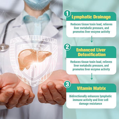 Totaria Strongest ''Lymph-Liver'' Cleanse Detox, Liposomal Organic Milk Thistle, Echinacea, Artichoke Lymphatic Drainage & Liver Repair Supplement with All Vitamins, 2 Fl.Oz
