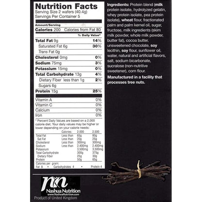 Proti-Thin High Protein Vanilla Wafer Squares, 15g Protein, Low Calorie, Low Sugar, Aspartame Free, Diet Wafer Bars, Healthy Snack, 2 Wafers per Serving, 5 Count Box (3 Boxes - Save 5%)