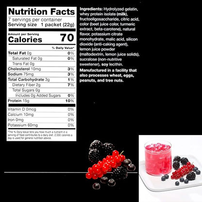 ProtiWise High Protein Diet Drink Mix | Berry Blast | Meal Replacement for Weight Loss and Hunger Control | 15 grams Protein, Low Calorie, Low Fat, Sugar-Free, Keto Friendly | 7/Box