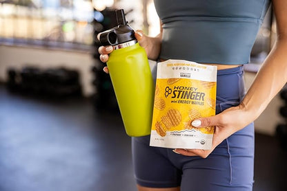 Honey Stinger Organic Mini Vanilla Waffles, Energy Stroopwafel for Exercise, Endurance and Performance, Sports Nutrition for Home & Gym, Pre and Post Workout, 1 Bag, 5.3 Ounces