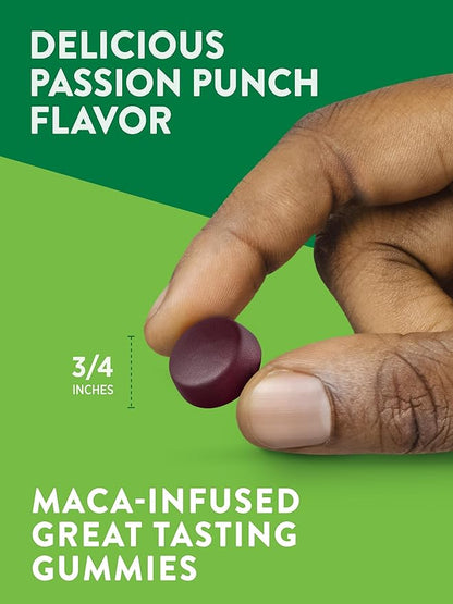 Nature's Truth Horny Goat Weed Gummies | 60 Count | with Maca Root | Vegan, Non-GMO & Gluten Free Supplement for Men | Passion Punch Flavor