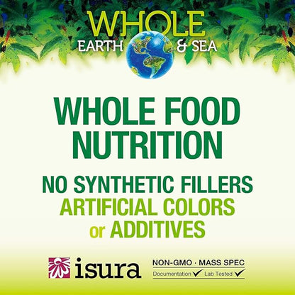 Natural Factors Whole Earth & Sea, Women's Prenatal Multivitamin and Mineral, Whole Food Supplement, Vegan, 120 Tablets