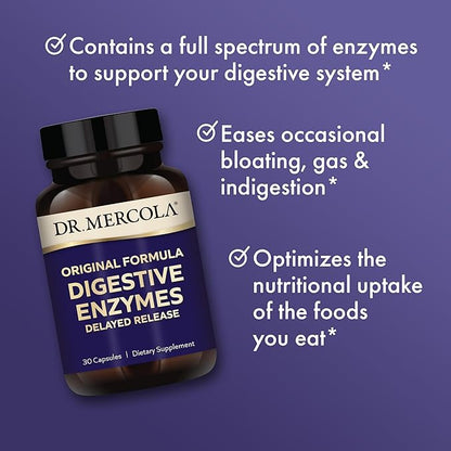 Dr. Mercola Digestive Enzymes, 0.5 Ounce