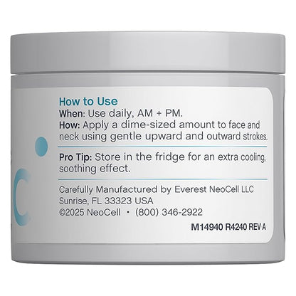 NeoCell Hyaluronic Acid Moisturizer | 4 oz | Moisturizing Topical Gel Cream | for Face and Neck | Advanced Skin Hydration