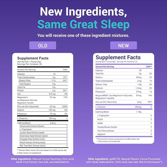 MoonBrew Nighttime Magnesium Hot Cocoa Jar, Natural Sleep Aid Drink Mix for Adults - Calming Melatonin-Free Sleep Support - Sleepy Hot Chocolate Powder with L-Theanine, Chamomile & Zinc Glycinate