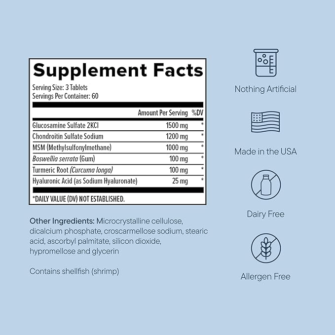 Zenwise Health Joint Support Supplement with Glucosamine Chondroitin MSM, Curcumin & Sulfate - Joint Health for Women & Men - Mobility & Flexibility Support for Knee, Cartilage & Bone - 90 Count