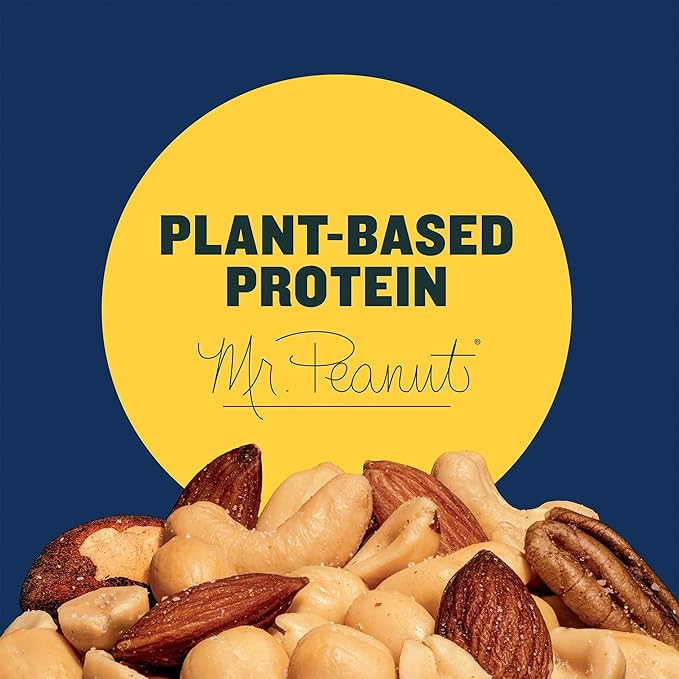 PLANTERS Select Cashews, Almonds & Pecans, 15.25 oz Resealable Container - Salted Nuts - Kosher