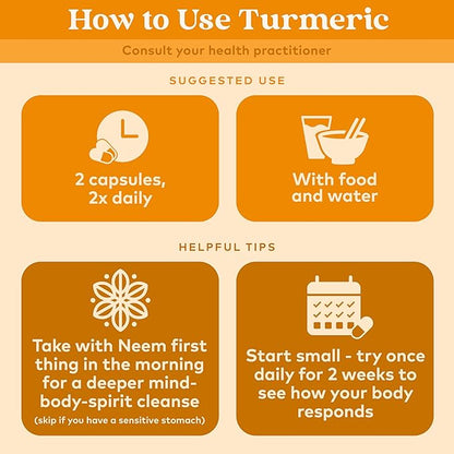 ORGANIC INDIA Turmeric Curcumin Herbal Supplement - Joint Mobility & Immune System Support, Healthy Inflammatory Response, Whole Root Supplement, Organic Trikatu, USDA Certified Organic - 90 Capsules
