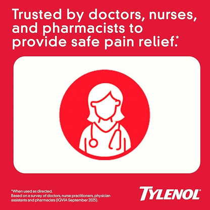 Tylenol 8 Hour Arthritis Pain Relief Extended-Release Tablets, 650 mg Acetaminophen, Joint Pain Reliever & Fever Reducer Medicine, Oral Pain Reliever for Arthritis & Joint Pain, 50 Count