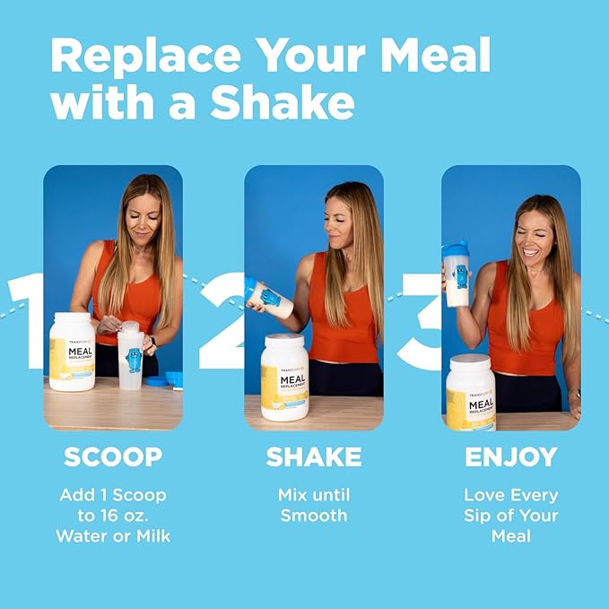 TransformHQ Meal Replacement Shake Powder 28 Servings (Cookies & Cream) - Non-GMO