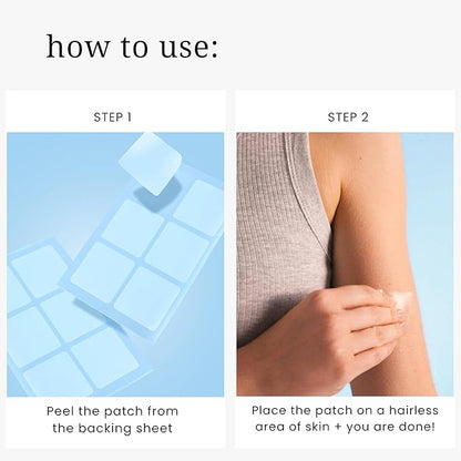 The Patch Remedy Focus Patch | Ginkgo Biloba, Acetyl-L-Carnitine, Bacopa, Magnesium L-Threonate, Green Tea | 30 Patches