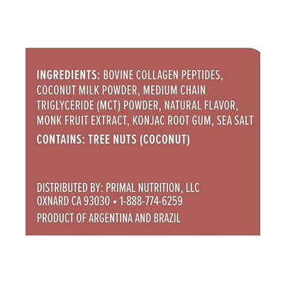 Primal Kitchen Hazelnut Collagen Creamer Powder, Collagen Peptide Drink Mix with MCT Oil,10.34 Ounces