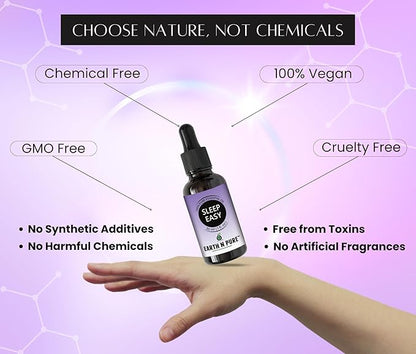 Earth N Pure Essential Oil Blend for Sleep Easy with Glass Dropper 30 ml