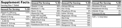 Centrum Multivitamin for Women, Multivitamin/Multimineral Supplement with Iron, Vitamin D3, B Vitamins and Antioxidant Vitamins C and E, Tablet, Gluten Free, Non-GMO Ingredients - 250 Count