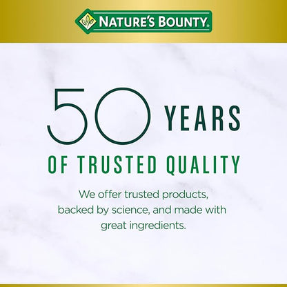 Nature's Bounty Milk Thistle 1000mg, Herbal Health Supplement, Daily Supplement, Gluten Free, Rapid Release Softgels, 50 Ct (Pack of 2)