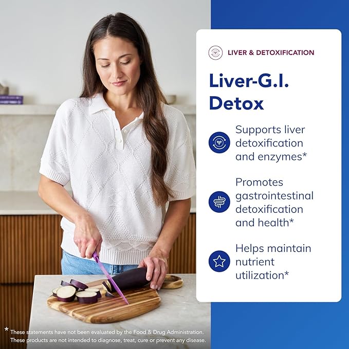 Pure Encapsulations Liver-G.I. Detox - Liver Cleanser & GI Detox* - with Alpha Lipoic Acid & Curcumin Extract - Gluten Free & Non-GMO - 120 Capsules